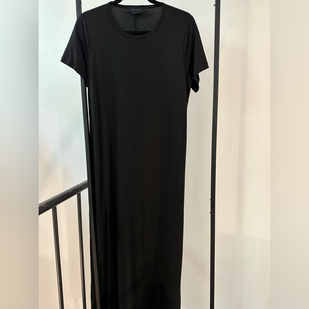 Hatch long sleeve black maxi